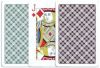 Dal Negro Plastic Playing Cards: Narrow, Regular Index, Green and Brown